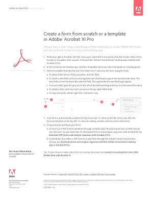 Create a form from scratch or a template - Adobe