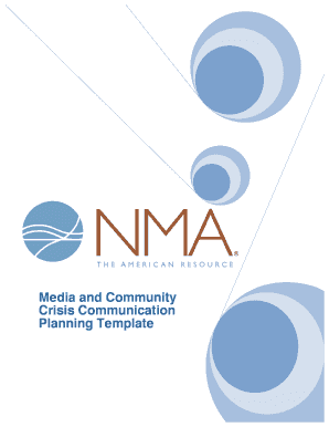 Crisis Communication Planning Template