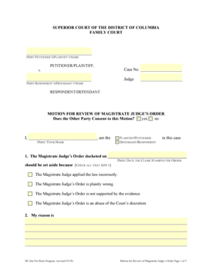 Motion for Review of Magistrate Judge’s Order