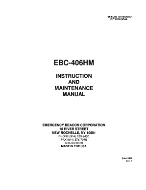 EBC-406HM ELT Registration Form