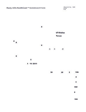 Study USA-HealthCare Enrollment Form