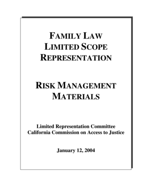 California Family Law Limited Scope Representation