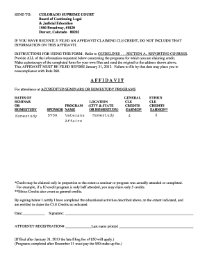 Colorado Mandatory CLE Requirements