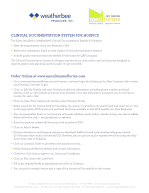 Clinical Documentation System for Hospice