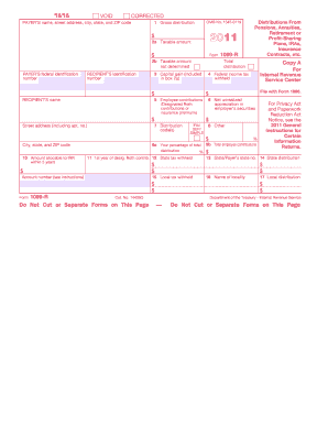 IRS Form 1099-R