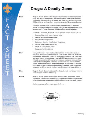 Drugs: A Deadly Game Program