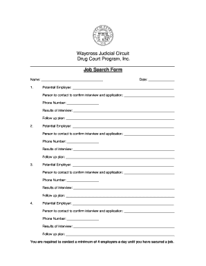 Job Search Form