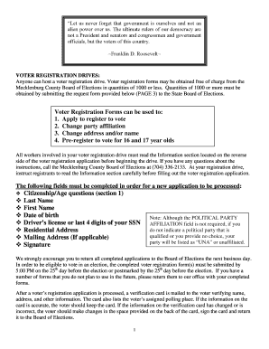 Voter Registration Form