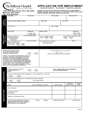 Employment Application Form