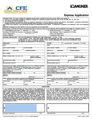 Credit Application Form