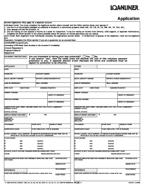 Loan Application Form