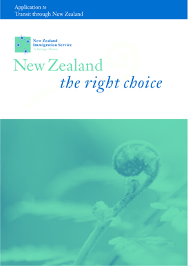 New Zealand Transit Visa Application