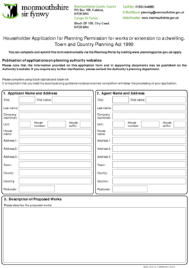 Householder Application for Planning Permission
