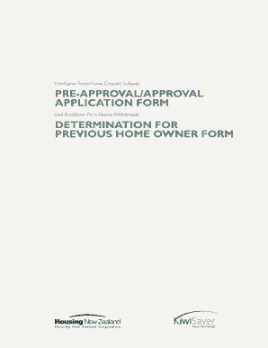 KiwiSaver First-Home Deposit Subsidy Application Form