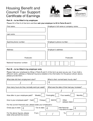 Council tax reduction letter - Housing Benefit and Council Tax Support - Thanet District Council - thanet gov