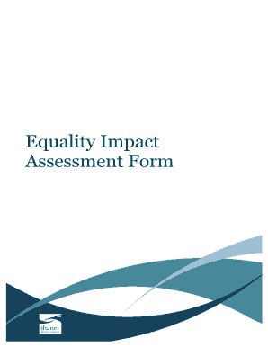 Equality Impact Assessment Form