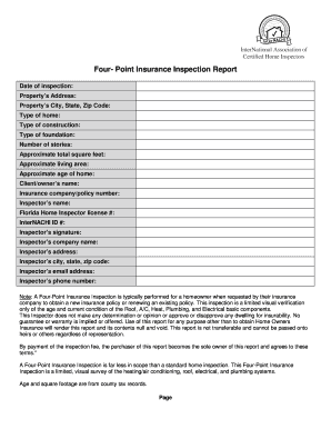 Four- Point Insurance Inspection Report - Floridas Best Home ...