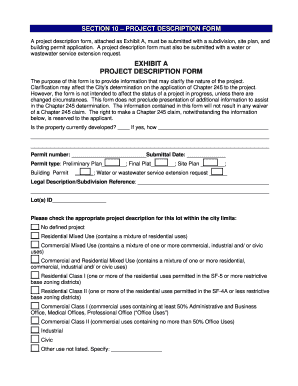 Project Description Form