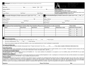 McBeth Recreation Center Waiver/Registration Form