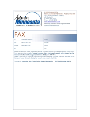 Minnesota Motor Vehicle Accident Report