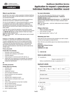 Healthcare Identifier Service Application