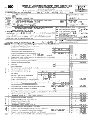 Form 990 Return of Organization Exempt From Income Tax
