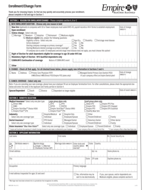 Empire HealthChoice Enrollment Form