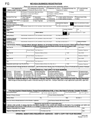 Clark County Business License Application