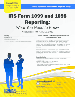 IRS Form 1099 and 1098 Reporting: - Amazon Web Services