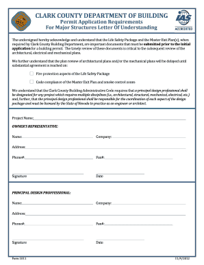 Clark County Building Permit Application