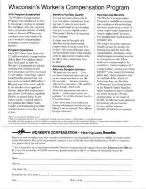 Wisconsin Worker's Compensation Hearing Loss Benefits