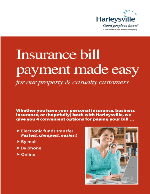 Harleysville Insurance EFT Application