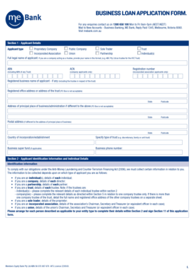 Business Loan Application Form
