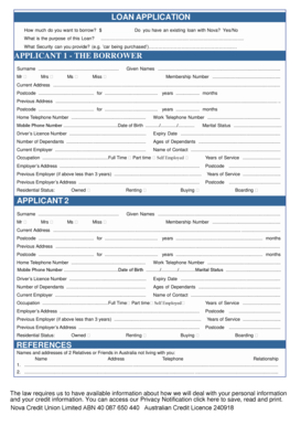 Loan Application Form