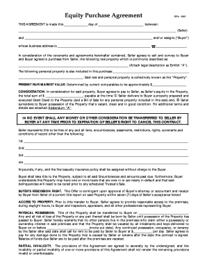 Equity Purchase Agreement EPA - 0307