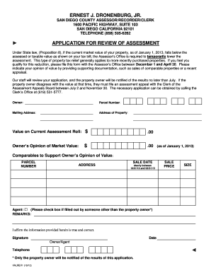 California Property Tax Relief Application