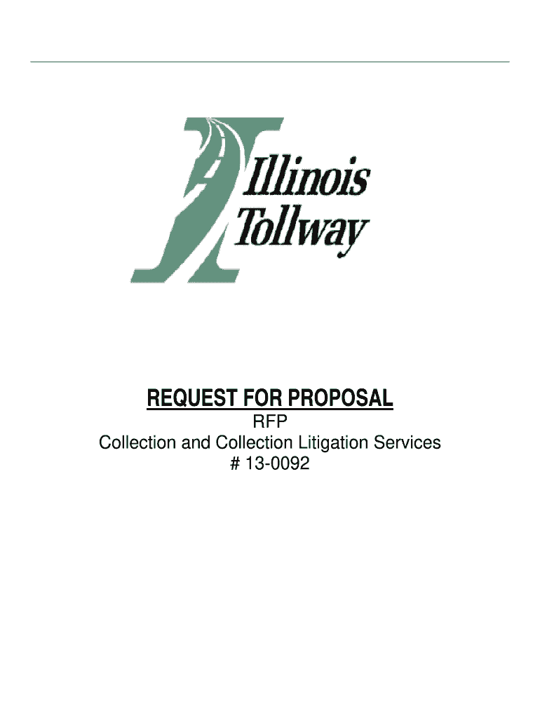 REQUEST FOR PROPOSAL - Illinois State Toll Highway Authority Preview on Page 1.