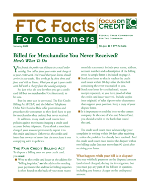 Dispute Credit Card Billing Error Letter