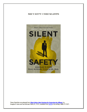 Security Checklists for Affluent Families