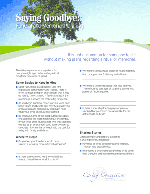 Funeral and Memorial Planning Guide