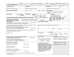 Student Registration Form