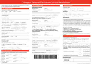 HSBC Customer Information Update Form