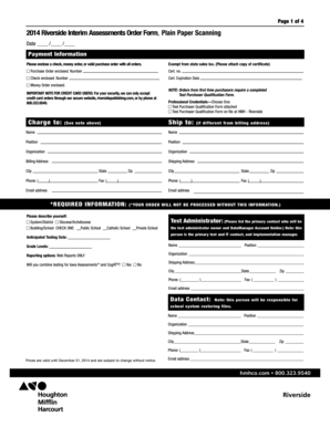 2014 Riverside Interim Assessments Order Form