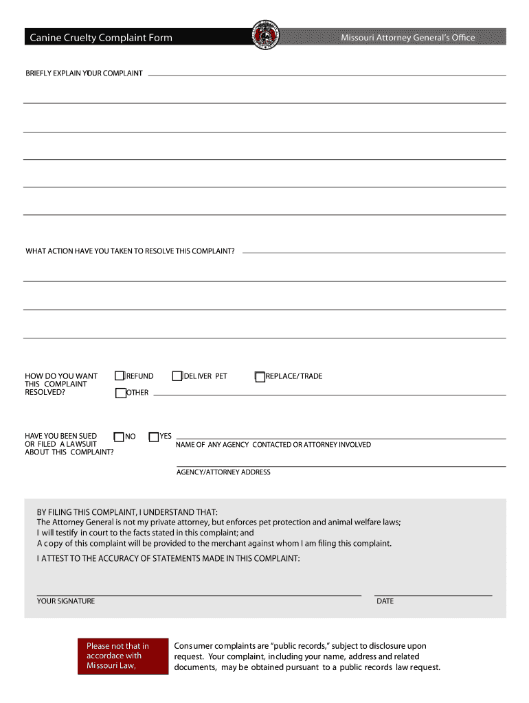 Fillable Online mops mo CaninecrueltyformPag.. - MOPS Fax Email Print ...