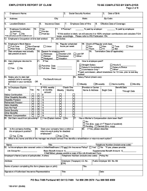 Group Short Term Disability Claim Forms