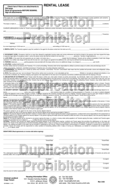 University of Michigan Off-Campus Housing Rental Lease