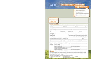 Distinctive Candidate Application