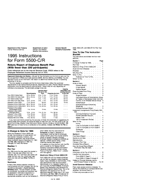 Instructions for Form 5500-C/R