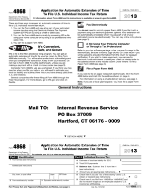 Form 4868 Application for Automatic Extension of Time To File U - tax15