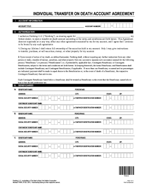 Individual Transfer on Death Account Agreement
